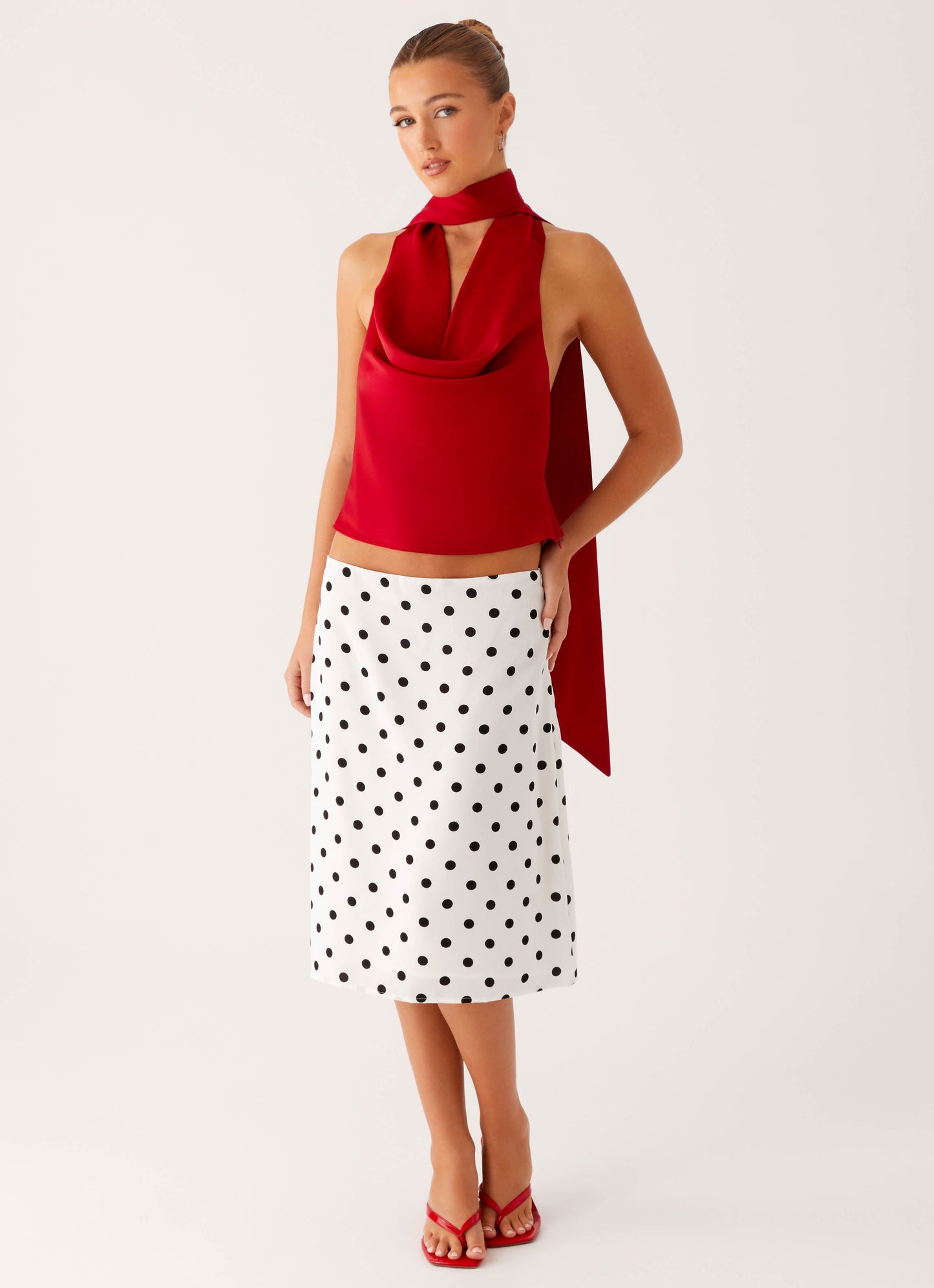 Catching Feelings Top - Red