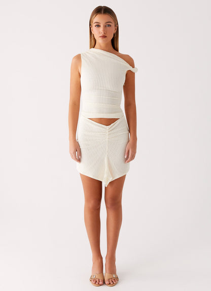 Alina Mini Dress - Ivory