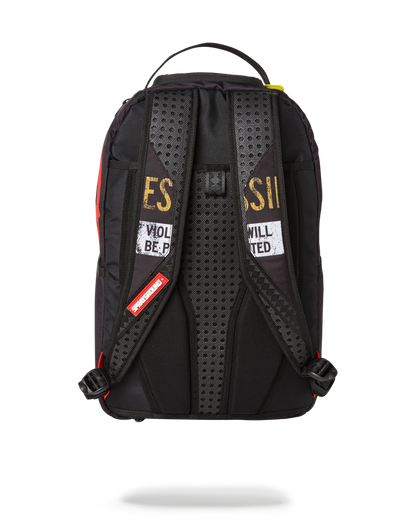 NO TRESPASSING BACKPACK