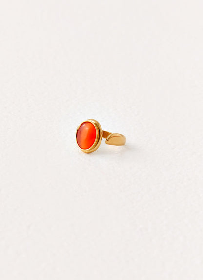 Coralina Ring - Gold/Amber