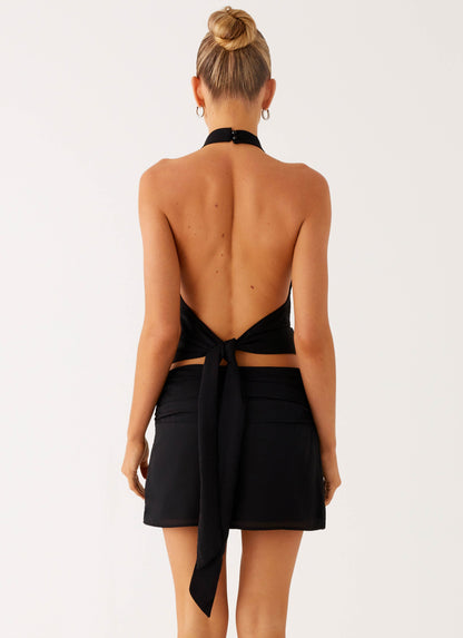 Elice Mini Skirt - Black