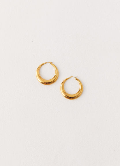 Harri Hoop Earrings - Gold