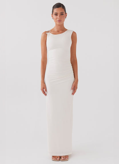 In Bloom Maxi Dress - Ivory