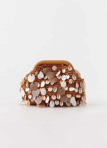 Kadence Clutch Bag - Natural