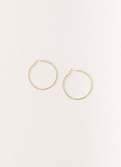 Maxxy Hoop Earrings - Gold
