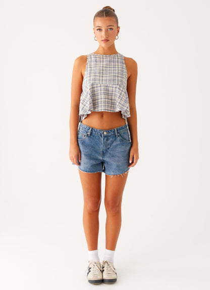 Osborne Halter Top - Check