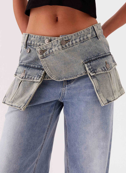West Coast Denim Belt - Indigo