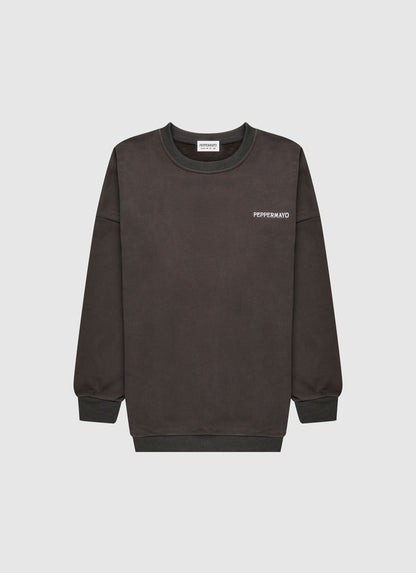Signature Oversized Sweatshirt - Charcoal