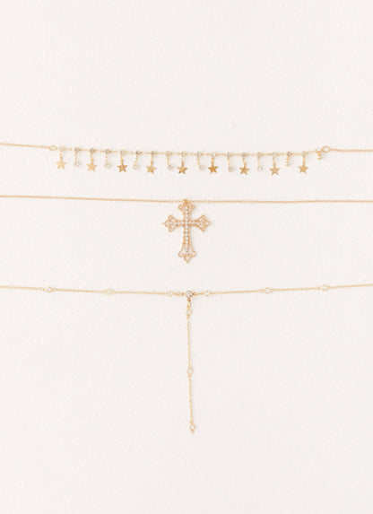 Sinner Multi Necklace - Gold
