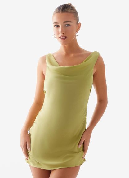 Tiegan Mini Dress - Lime