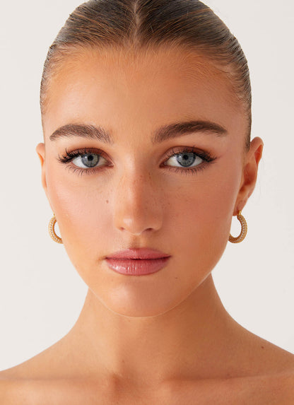 Violet Earrings - Gold